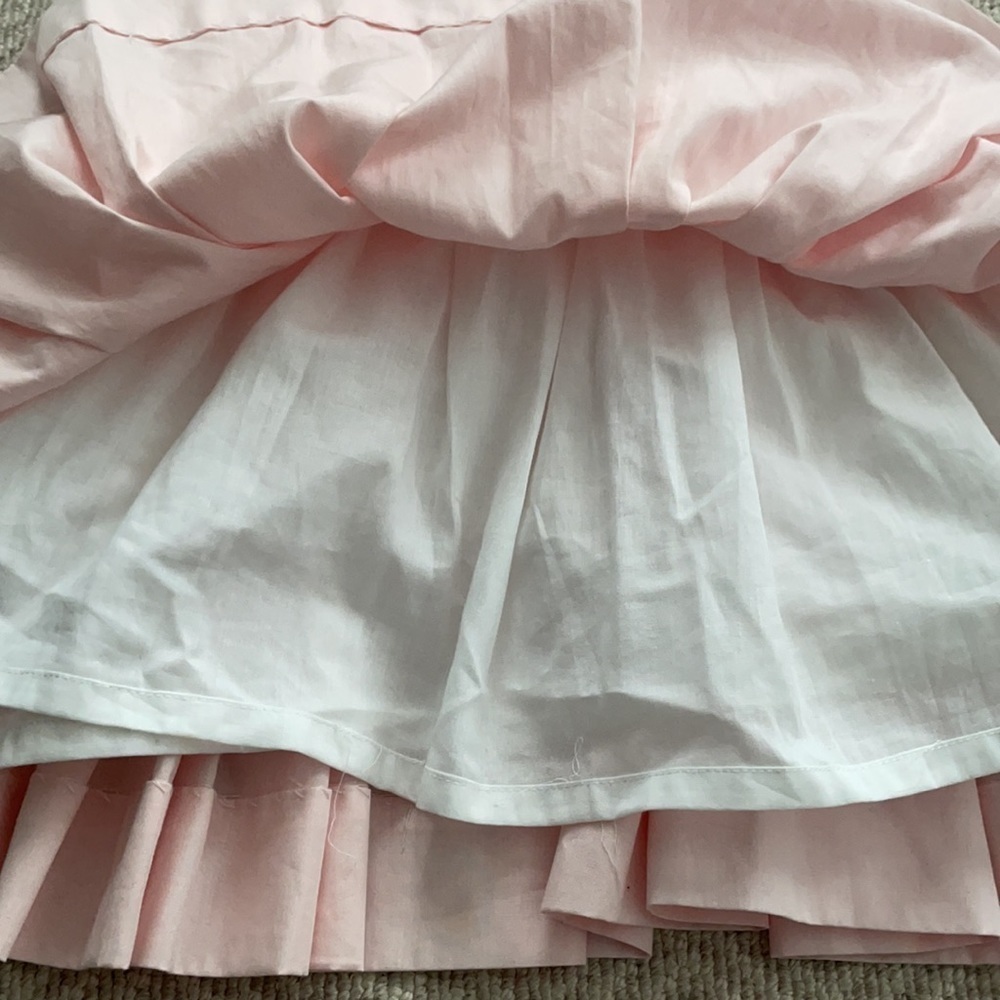 New Antoinette Paris Helena Dress Pink Hot Air Balloon Embroidery 12M - Picture 3 of 6